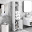 Armoire blanche à 3 tiroirs et à tablettes réglables, conçue pour la chambre à coucher, la cuisine, la salle de bain