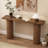 Gennari 55'' Fluted Solid Wood Console Table with Rectangular Tabletop