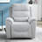 36.6 " W Power Lift Chair Recliners With Infinite Position, Heat, Massage And Lumbar Support-55195781