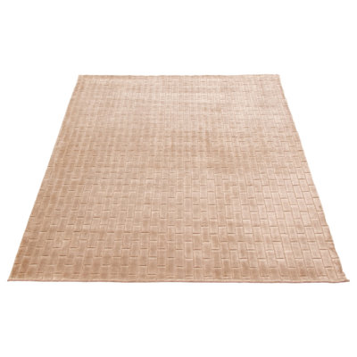 One Of A Kind Kashkuli Gabbeh Beige 5'6" x 7'9"Area Rug
