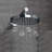 Fontana Reno Chrome Rainfall Wall Mount Round Shower Set (FS9723)