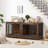 Spacious Dog Crate Furniture with Removable Partition and Hidden Tray, Ideal for Two Dogs and Doubles as a TV Stand