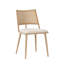 Mason 47cm H Upholstered Side Chair in Beige