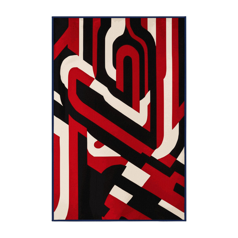 Crimson Depths Rug, Rectangle 2' x 3'