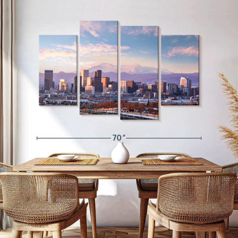 Nicci Denver Mountainous Skyline, 42" H x 68" W