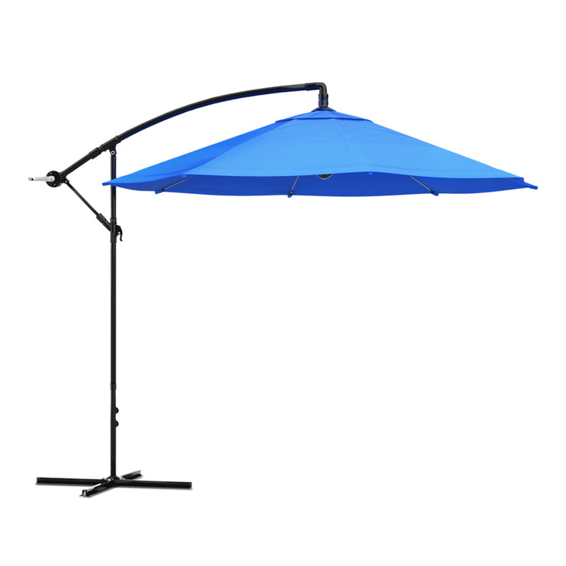 304.8cm Cantilever Parasol, Brilliant Blue