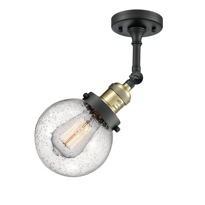 Clementina Dimmable Bath Sconce, Seedy, Black Antique Brass, Bulb Not Included