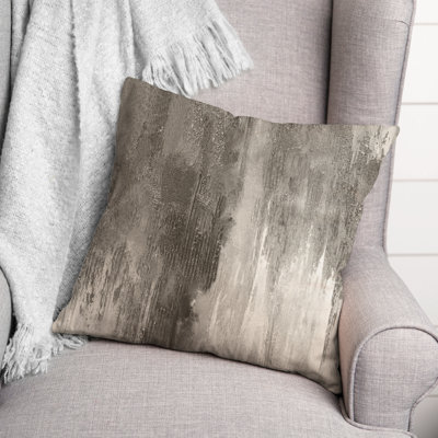 Eilif Abstract Outdoor Reversible Throw Pillow