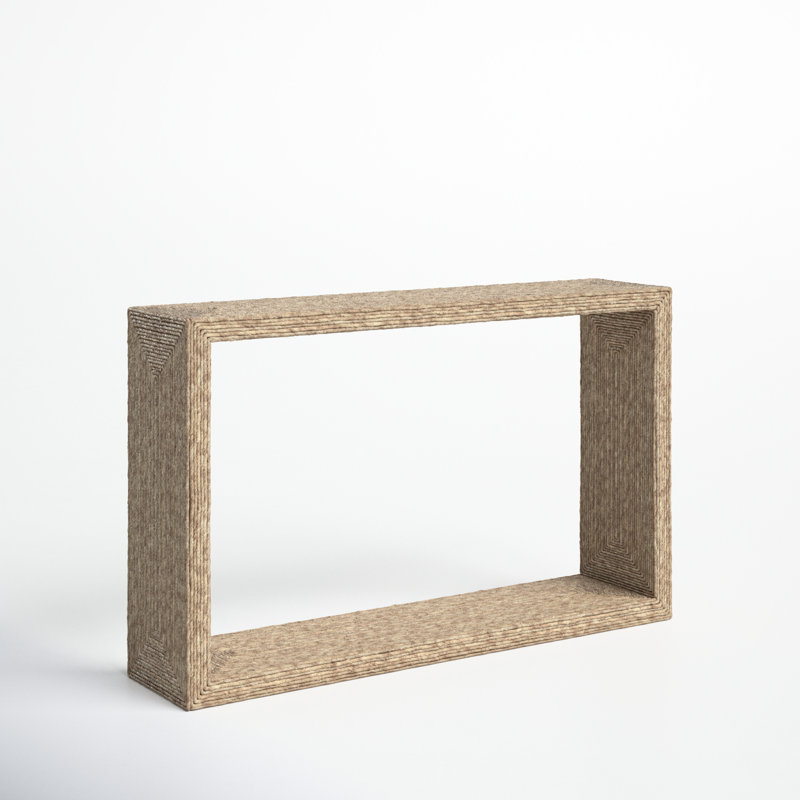 Evana Open Storage Console Table