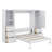 Queen-Sized Murphy Wall Bed Integrated With Wardrobe Storage Space-237504723