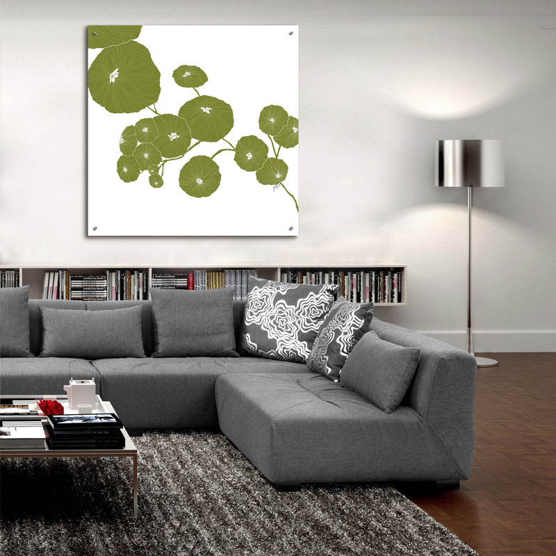 «Pilea» par Trish Sierer, H 36 po x l 36 po x P 0,2 po