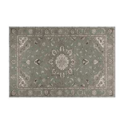 Tapis gris d'intérieur et d'extérieur Tabriz