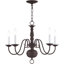 Lustre classique à 6 lumières de style bougie Benedetto-28328523-62820052