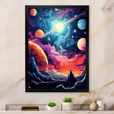 Bright Star in Distant Galaxy sur toile