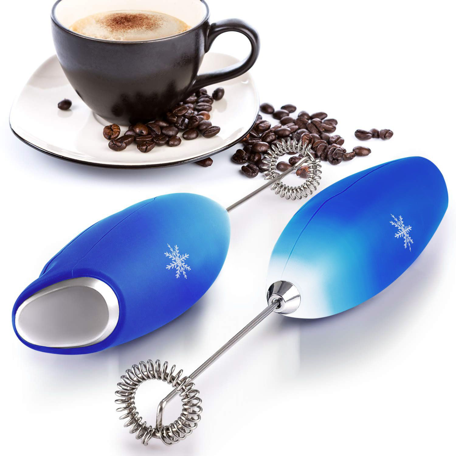 Milk Boss Milk Frother for Coffee Complete Set Coffee Gift With Upgraded  Ultra Stand - Handheld Foam Maker - Whisk Drink Mixer for Coffee, Mini Hand