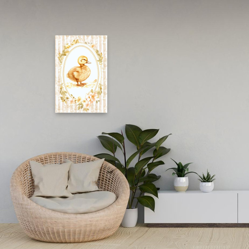 «Floral», reproduction d'art encadrée, H 24 po x l 16 po