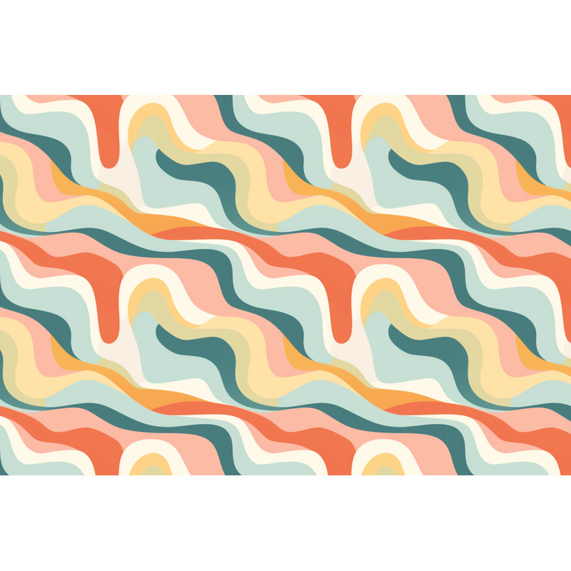 Funky Psychedelic Comforter, Twin Extra Long Comforter