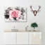 Pink Carnation Flower Watercolour - Wrapped Canvas-56664122