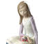 Contemplative Young Girl Figurine