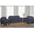 Microfibre bleu foncé / microsuède bleu est en rupture de stock