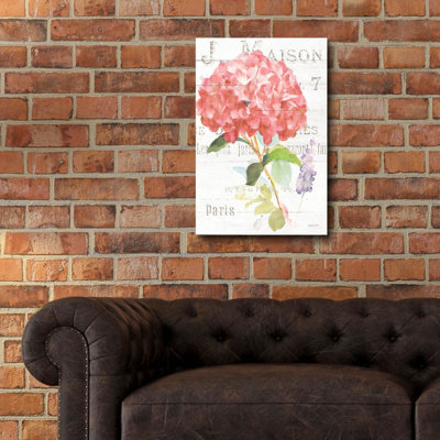  «Maison Des Fleurs 6 C» par Danhui Nai, art mural en verre acrylique, 16 po x 24 po