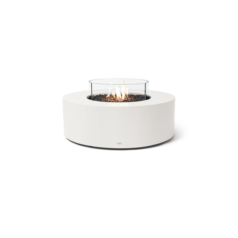 Foyer en acier inoxydable Ark, Brûleurs à propane liquide / gaz naturel, Blanc os