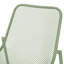 Chaises empilables modernes pour l'extérieur l 26 po x P 22,88 po H 26 po