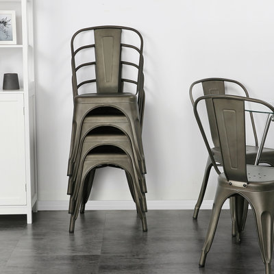 Clogh Iron Counter Stool with Iron Frame