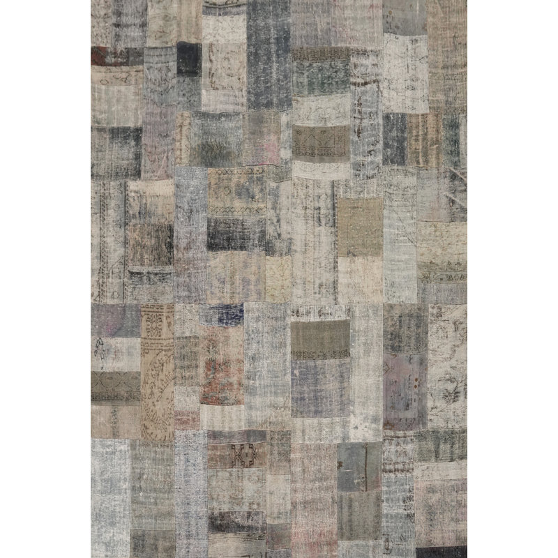 Handmade Patchwork Distressed Area Rug 8x10