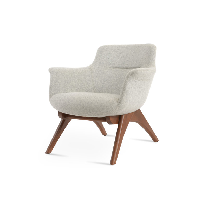 Méridienne Bottega X, Laine argentée