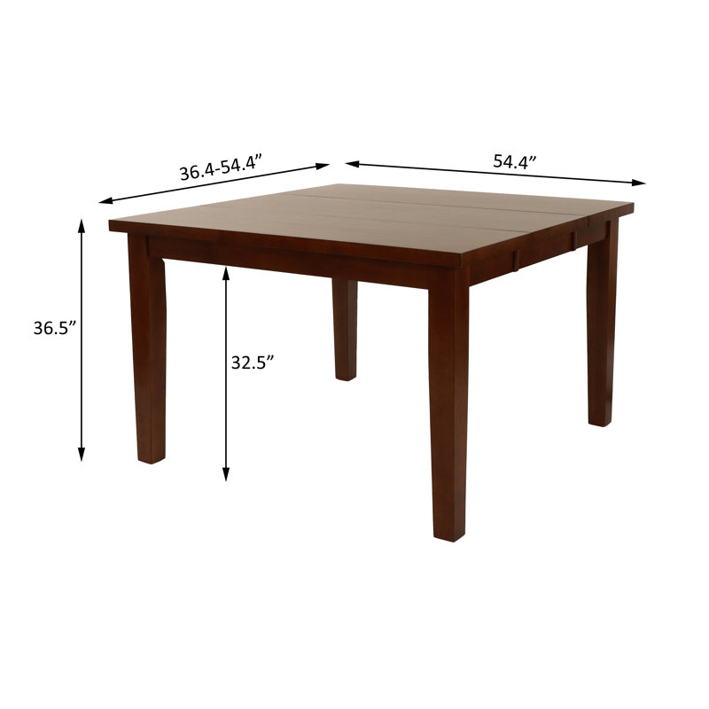 Wood Square Counter Height Table