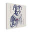 Art mural sur toile tendue - "The Royal suit IV" par Paula Freeman pour décoration de salon, de chambre à coucher ou de bureau - 35 x 35