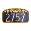 Plaque d'adresse murale 1 ligne-360073135-360073138