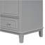 Avec évier combiné, armoire de salle de bain multifonctionnelle avec portes et tiroir, cadre et panneau de fibres à densité moyenne, -271289303