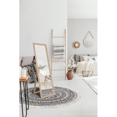 Janaja Wood Flat Floor Mirror