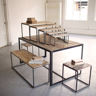 Exiquio 36'' Solid Wood Top Console Table
