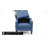 Wide Upholstered Accent Chair Faux Leather Armchair-208523188