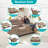 71" Manual Recliner Loveseat with Storage & Cup Holders-498816291