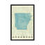 «Arkansas Map», impression sur toile-33081312-72228365-72228371