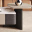 Ensemble de tables basses en bois avec pierre micro-cristalline
