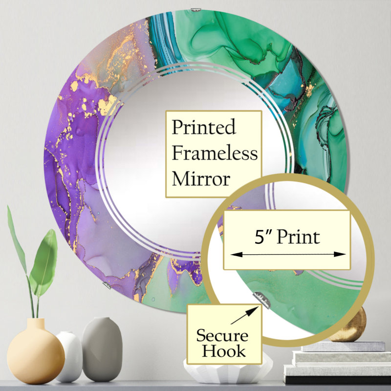 Miroir de salle de bain sans cadre, 24 po x 24 po