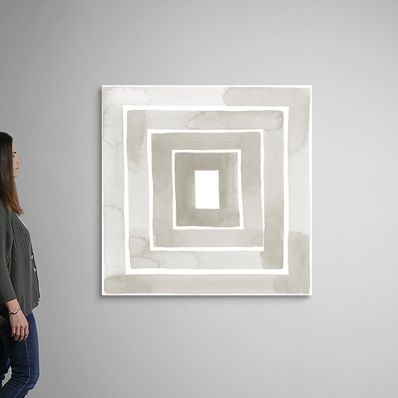 «Mute Eccentricities V» par Grace Popp - reproduction d'art, Toile tendue, H 48 po x l 48 po x P 1,25 po