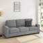 Canapé 84 po 3 places Snowfleece 84 po - Accoudoirs doubles porte-gobelet, ressorts + mousse, boîte compressée, méridienne chic de salon / chambre / bureau-78902605
