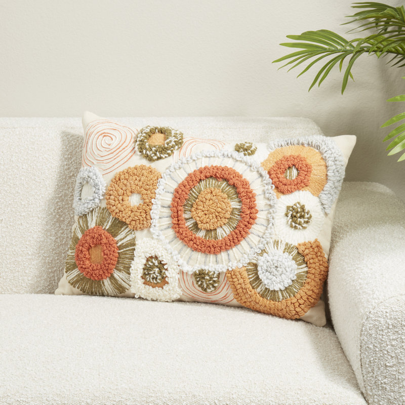 Coussin Boho, Rectangle H 16 po x l 24 po, Housse de coussin seulement - sans coussin
