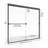Classic 60'' - W x 57'' H Bypass Door Semi-Frameless Tub Door with-14170959-14170957