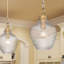 Bertsch 1-Light Dimmable Geometric Steel Pendant with Glass Shade-76143055
