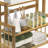 Sorbus Spice Rack Bamboo Countertop Storage, 3-Tier