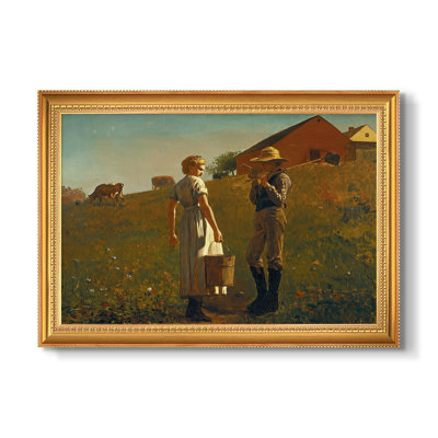 A Temperance Meeting, 1874 - Winslow Homer - Toile encadrée sur mesure