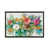 Toile avec cadre gris