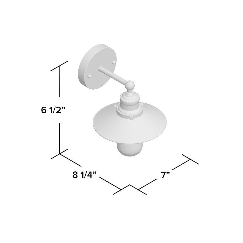 Alvild Armed Sconce, Rubbed Oil Bronze